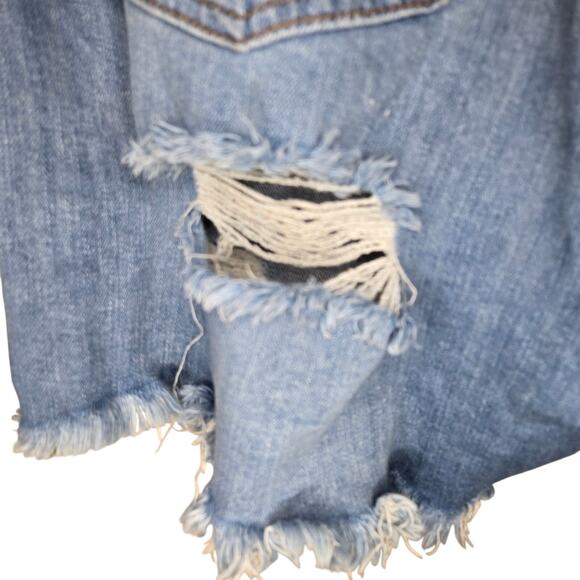 Fashion Nova Cut-Off Distressed Shorts Size XL 0159 - Picture 6 of 11